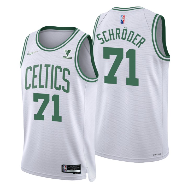 Men's Boston Celtics Dennis Schroder #71 Diamond 75th Anniversary Association Jersey 2401CAWJ